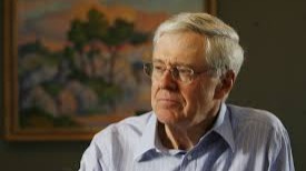 Charles de Ganahl Koch (/koÊŠk/; born November 1, 1935) is an American businessman, political donor and philanthropist. As of June 2018, he was ranked as the 12th-richest person in the world, with an estimated net worth of $50.7 billion.[4] Koch has been co-owner, chairman and chief executive officer of Koch Industries since 1967, while his brother David Koch serves as executive vice president. Charles and David each own 42% of the conglomerate. The brothers inherited the business from their father, Fred C. Koch, then expanded the business.[5] https://en.wikipedia.org/wiki/Charles_Koch